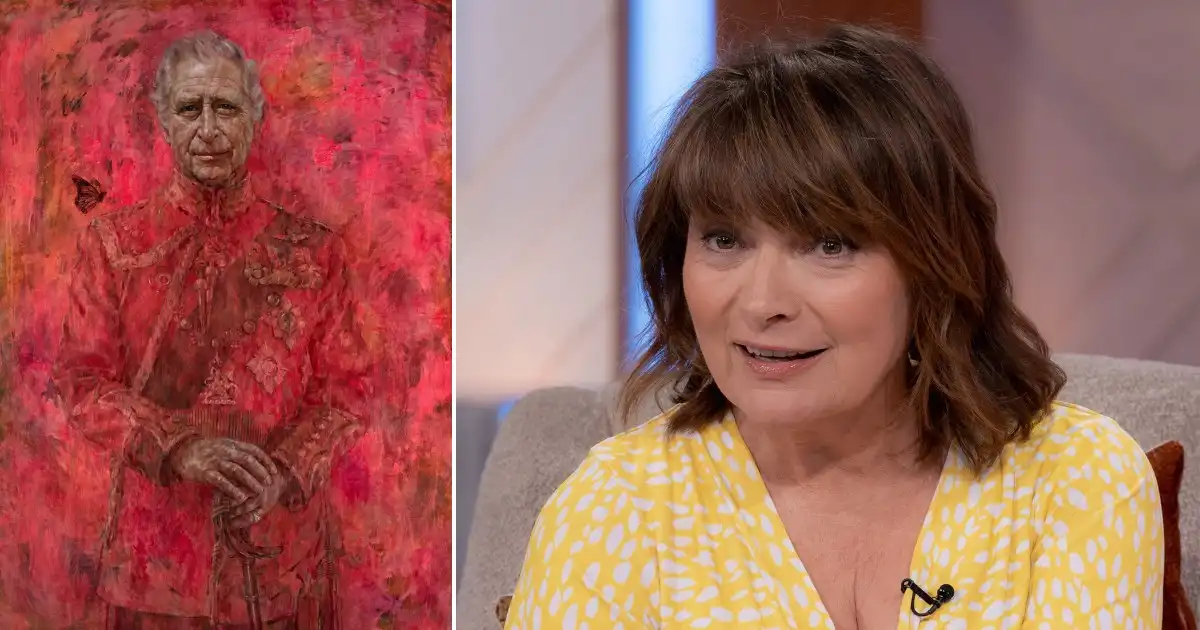 Lorraine criticizes King Charles portrait as 'ominous' from gates of hell