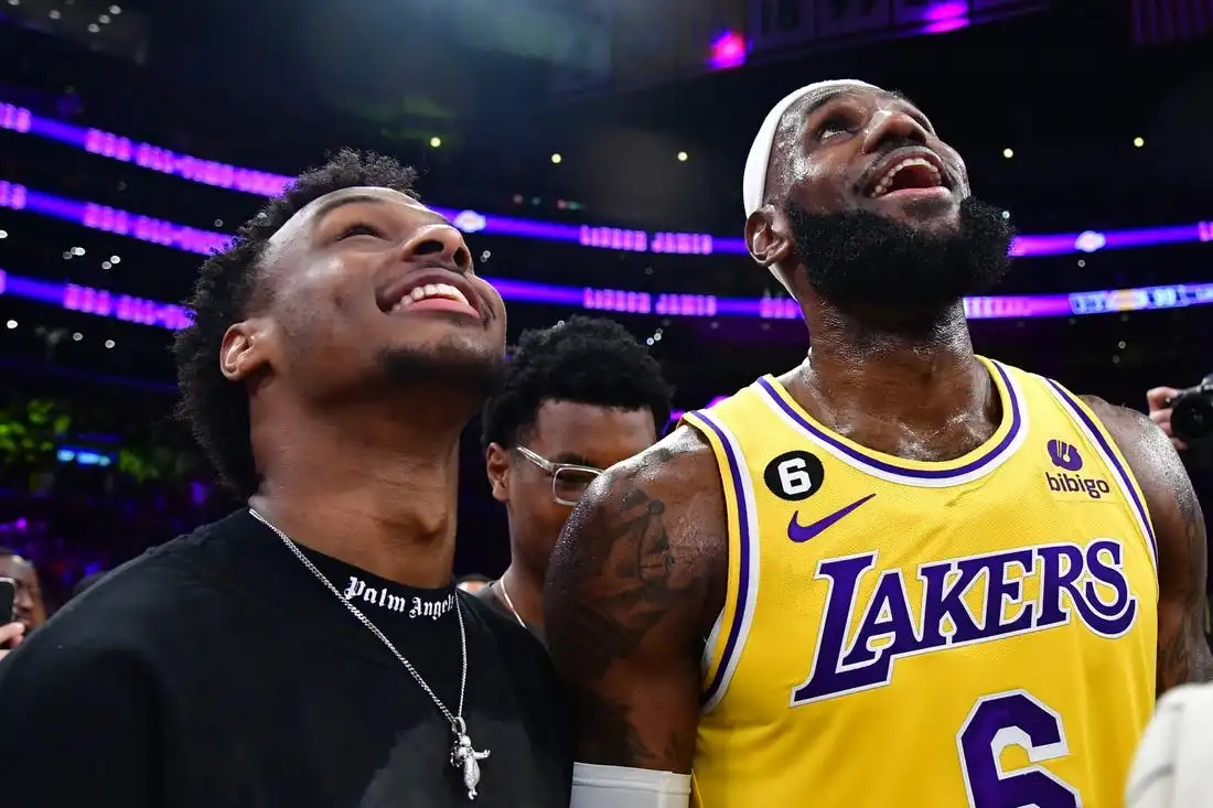 Los Angeles Lakers Bronny James draft selection makes history