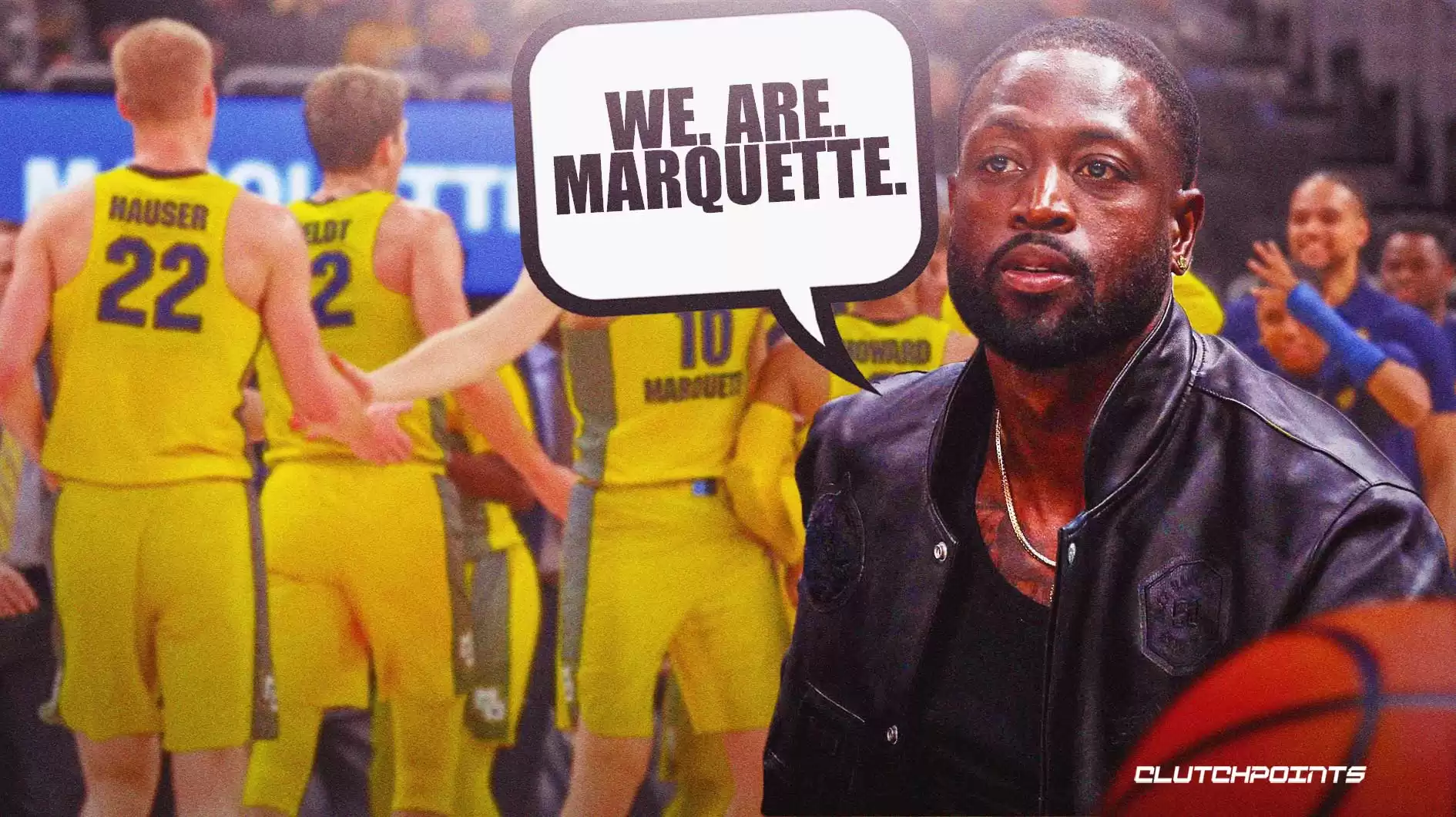 Marquette basketball Dwyane Wade epic 3-word reaction Maui Invitational win UCLA