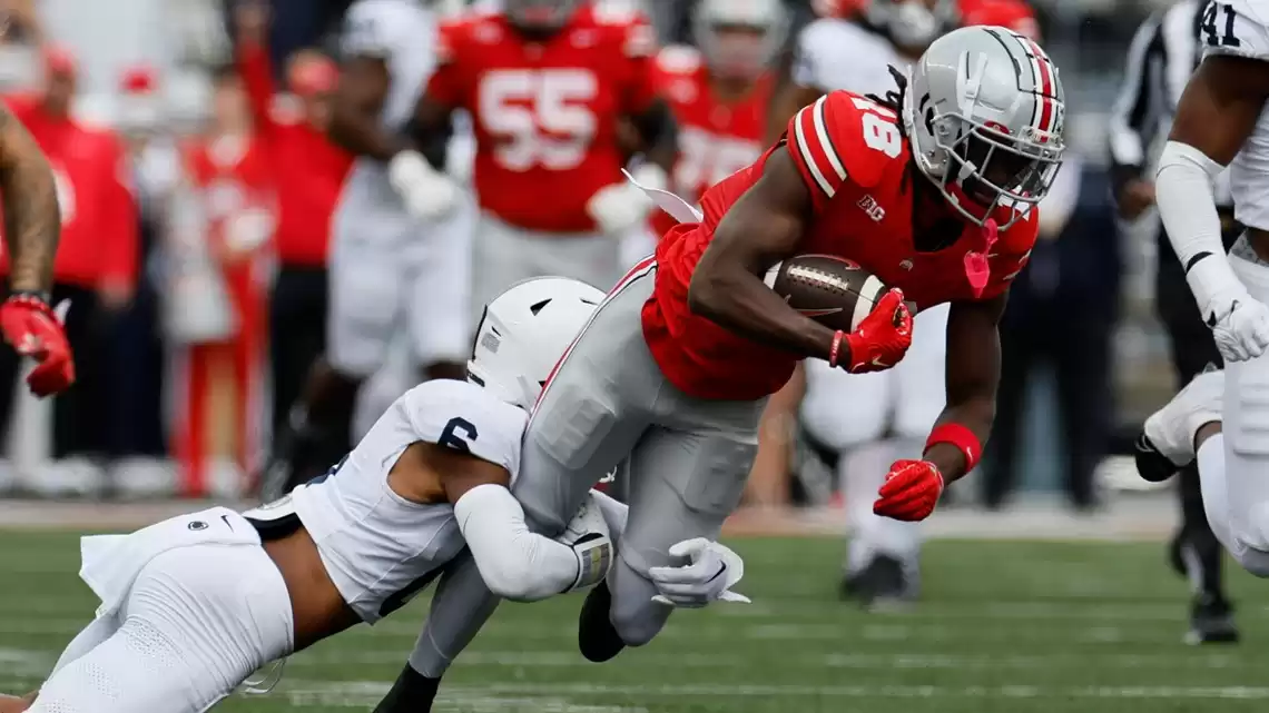 Marvin Harrison Jr. shines with another 100-yard game, touchdown in Ohio State's win over Penn State 20-12