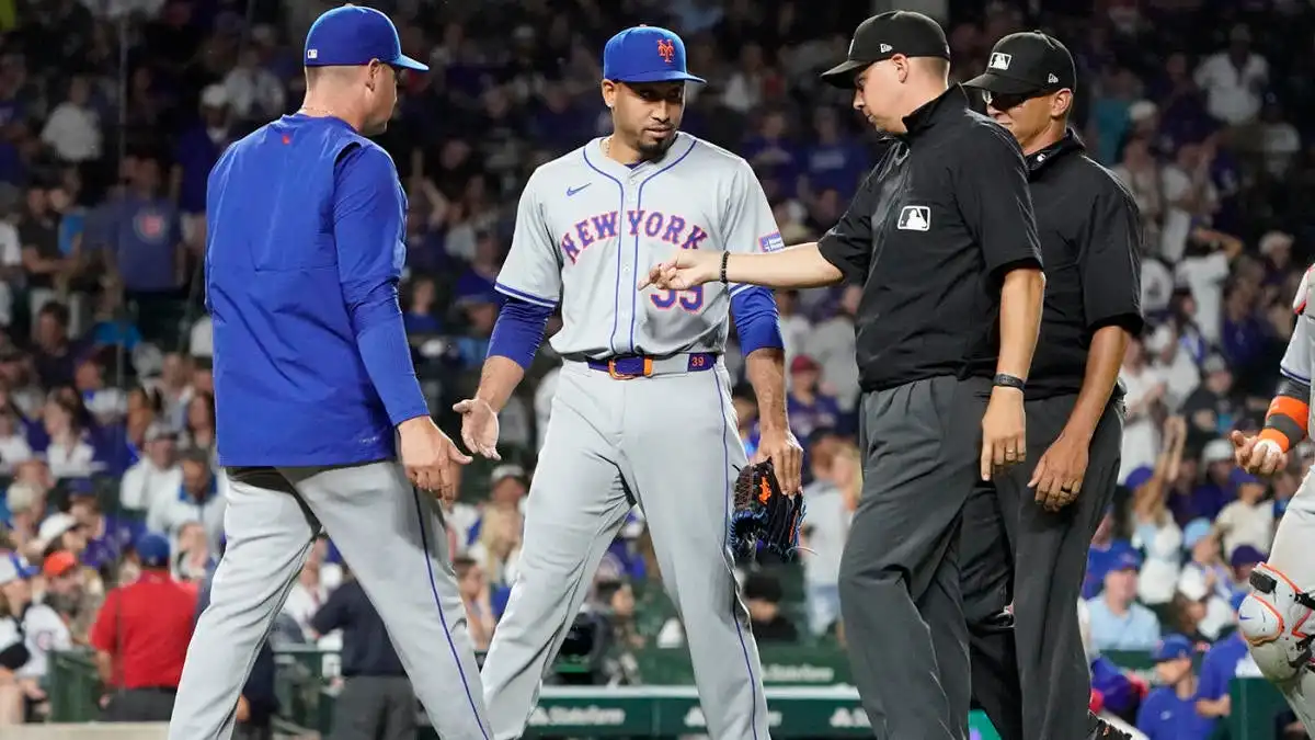 Mets closer Edwin Diaz suspended 10 games being ejected excessive sticky stuff