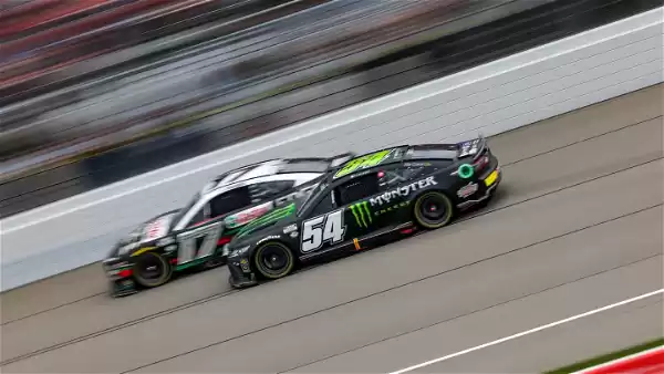 "Michigan International Speedway Cup Race Stopped During Second Stage with 74 Laps Completed - Tyler Reddick Currently Leading"