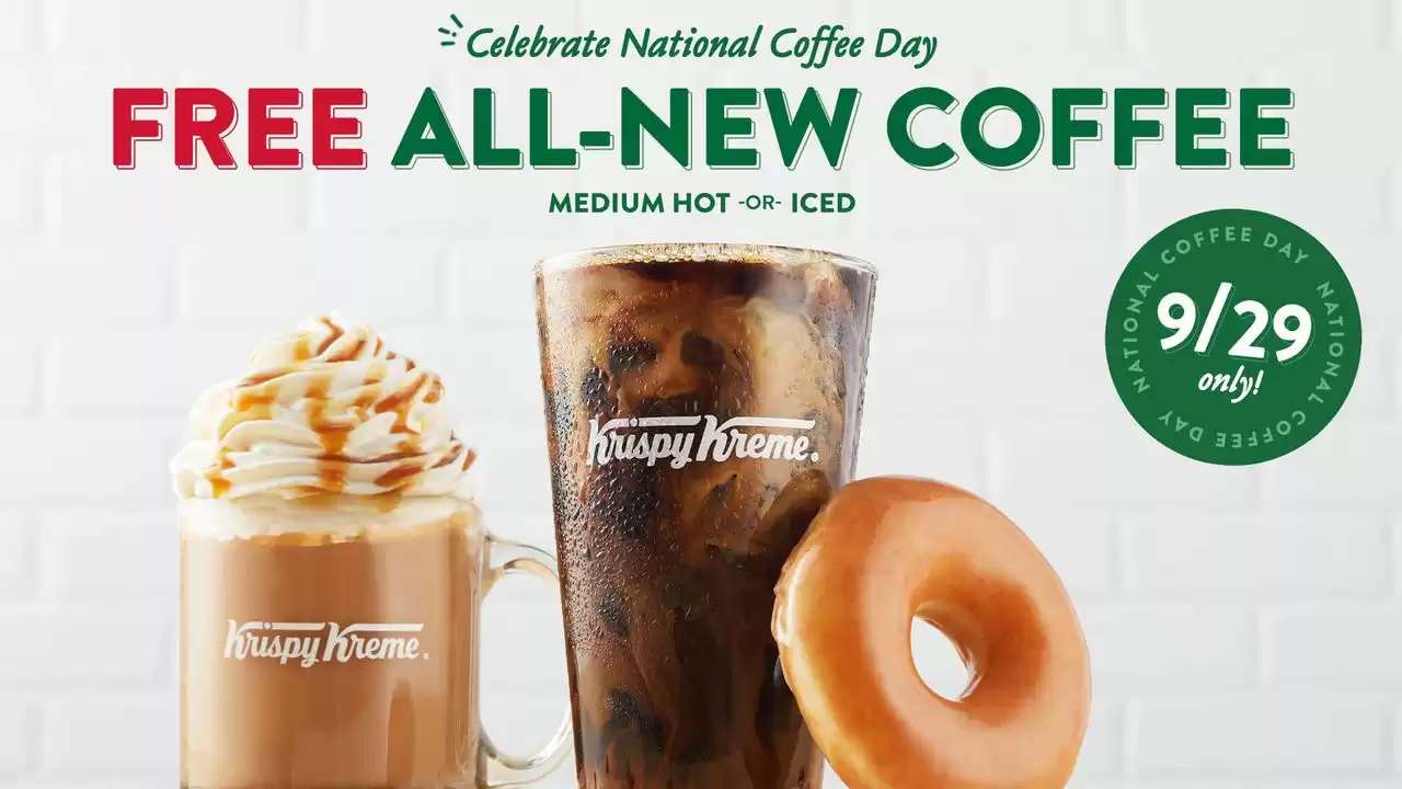 National Coffee Day 2023: Free Coffee Offerings from Dunkin', Krispy Kreme, Wendy's, and More