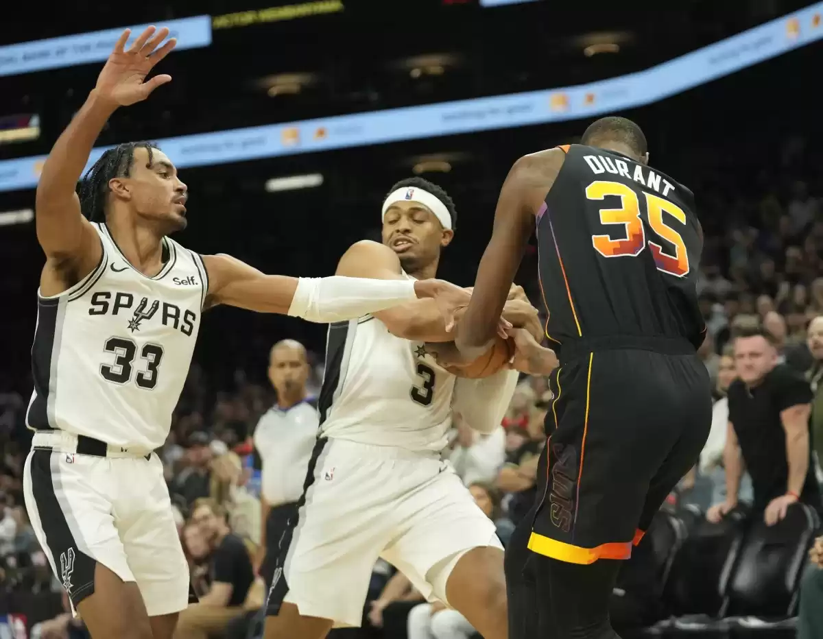 NBA Determines No Foul on Kevin Durant in Spurs' Upset Victory over Suns