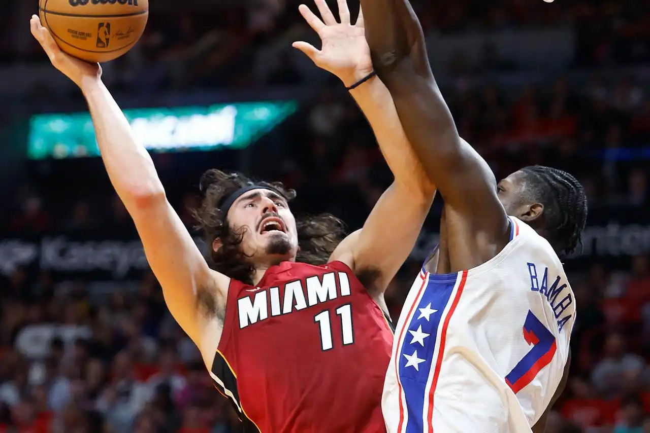 NBA: Jaime Jaquez Jr. and the Heat slow down Joel Embiid-less 76ers