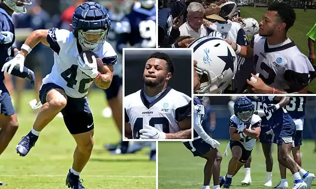 NFL: Dallas Cowboys rookie Deuce Vaughn's sensational viral video footage
