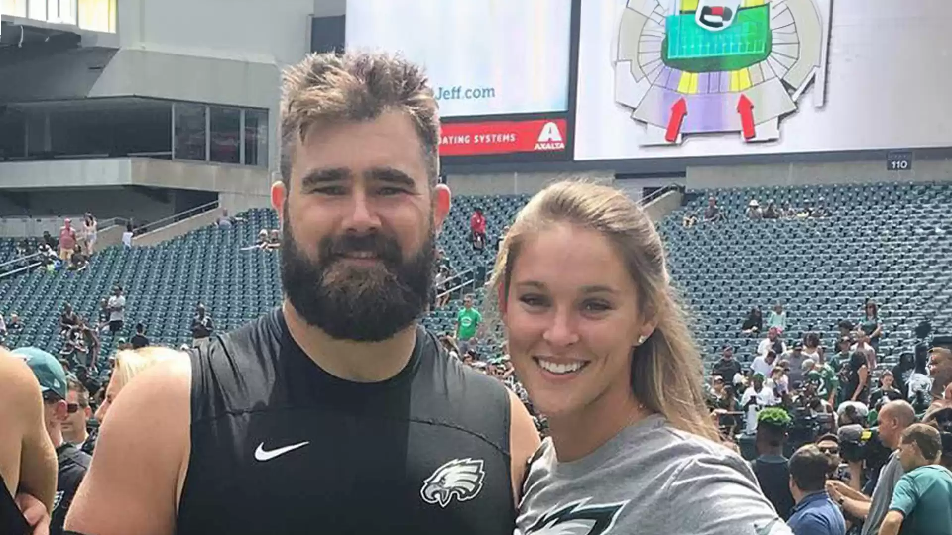 NFL star Jason Kelce's incredible marriage proposal to wife unveiled