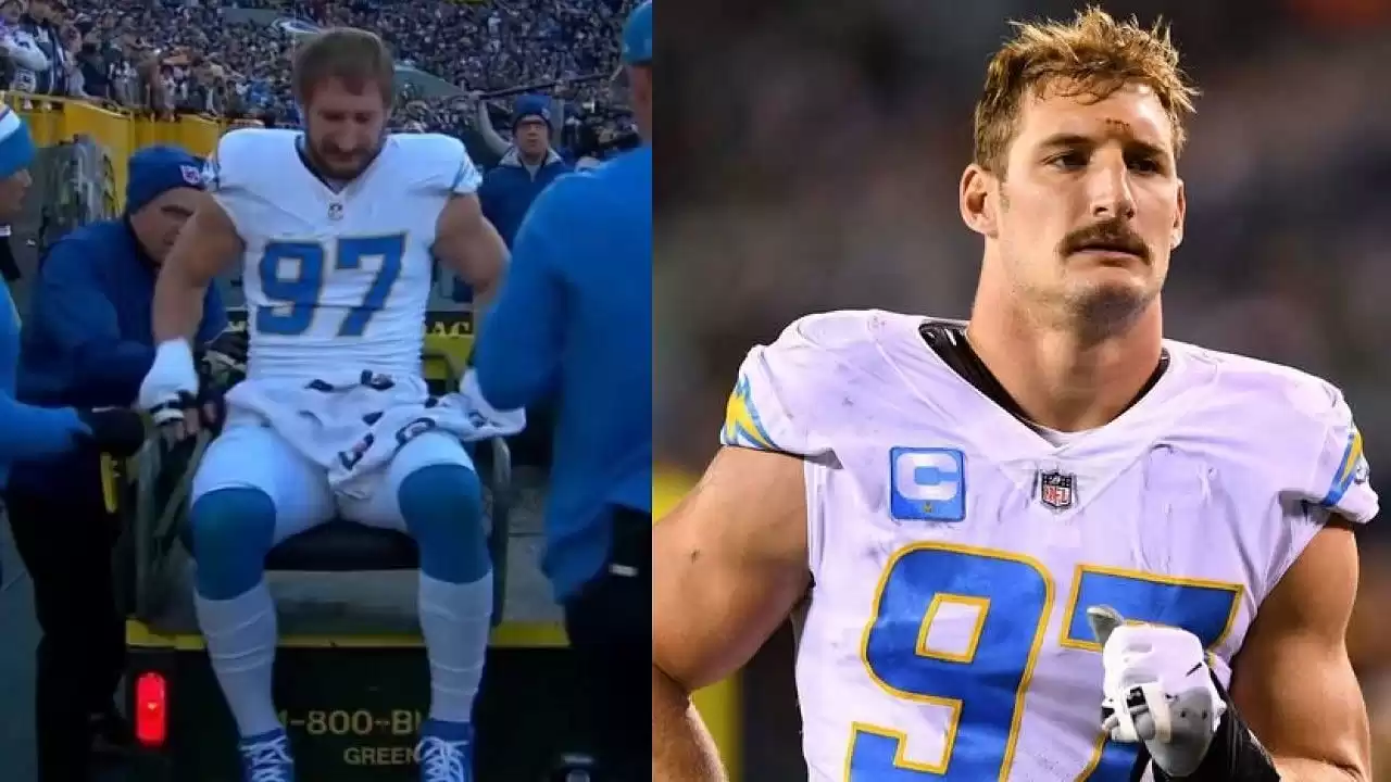 NFL World sends prayers for Joey Bosa after Chargers star tears up following leg injury
