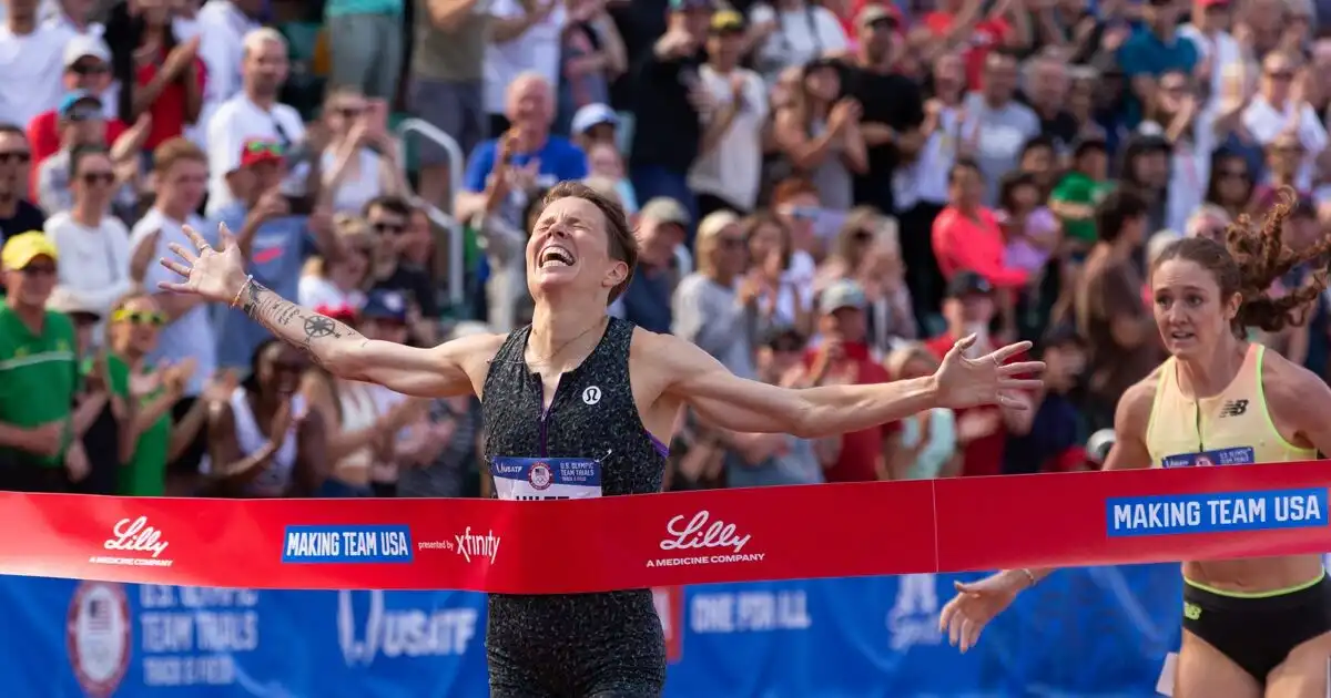Nonbinary runner Nikki Hiltz breaks record time to qualify for Paris Olympics
