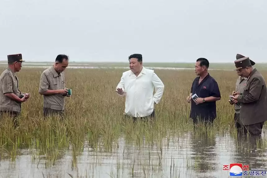 North Korean leader Kim Jong Un criticizes 'irresponsible' officials over flood damage