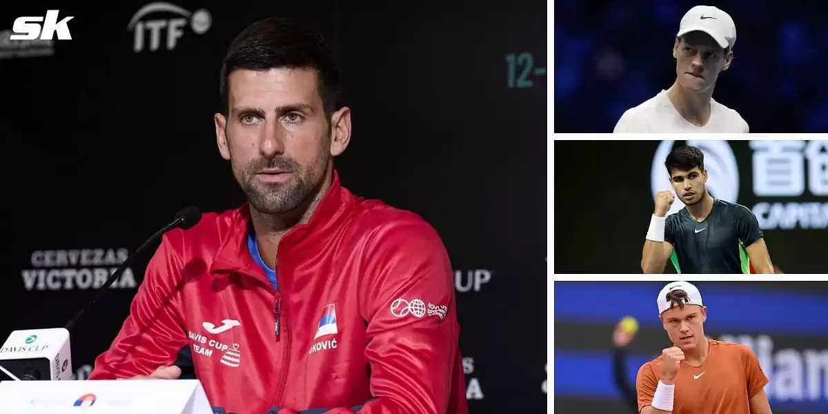 Novak Djokovic comments on Jannik Sinner, Carlos Alcaraz, and Holger Rune being over-motivated to beat him