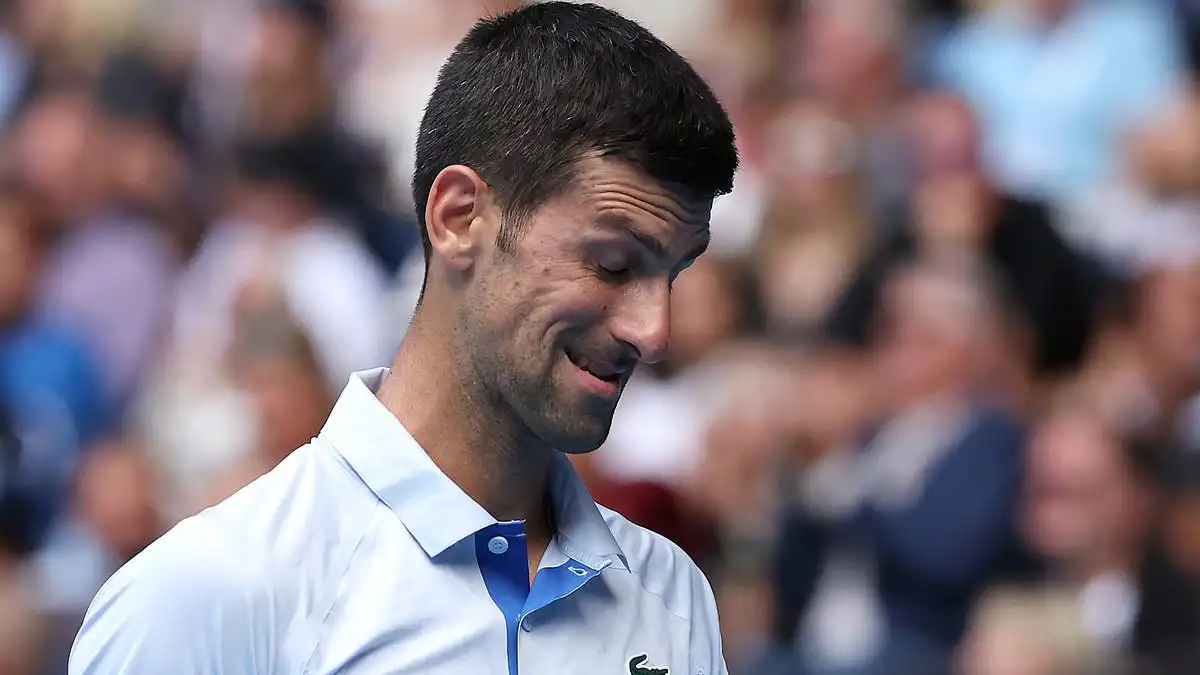 Novak Djokovic saves match point Australian Open Jannik Sinner