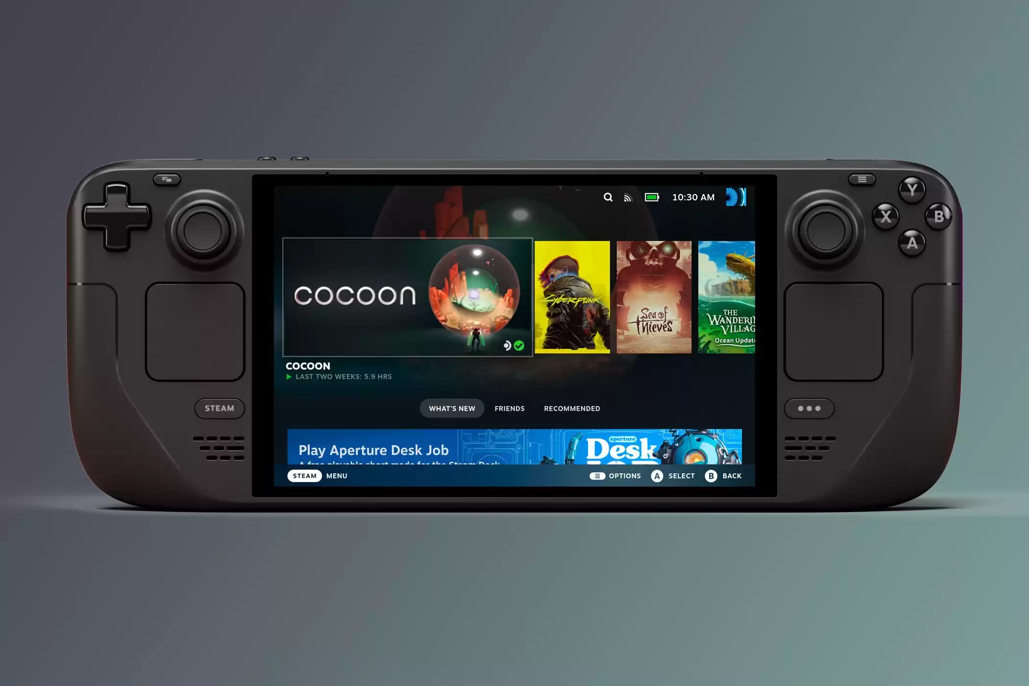 OLED Screen on the New Steam Deck