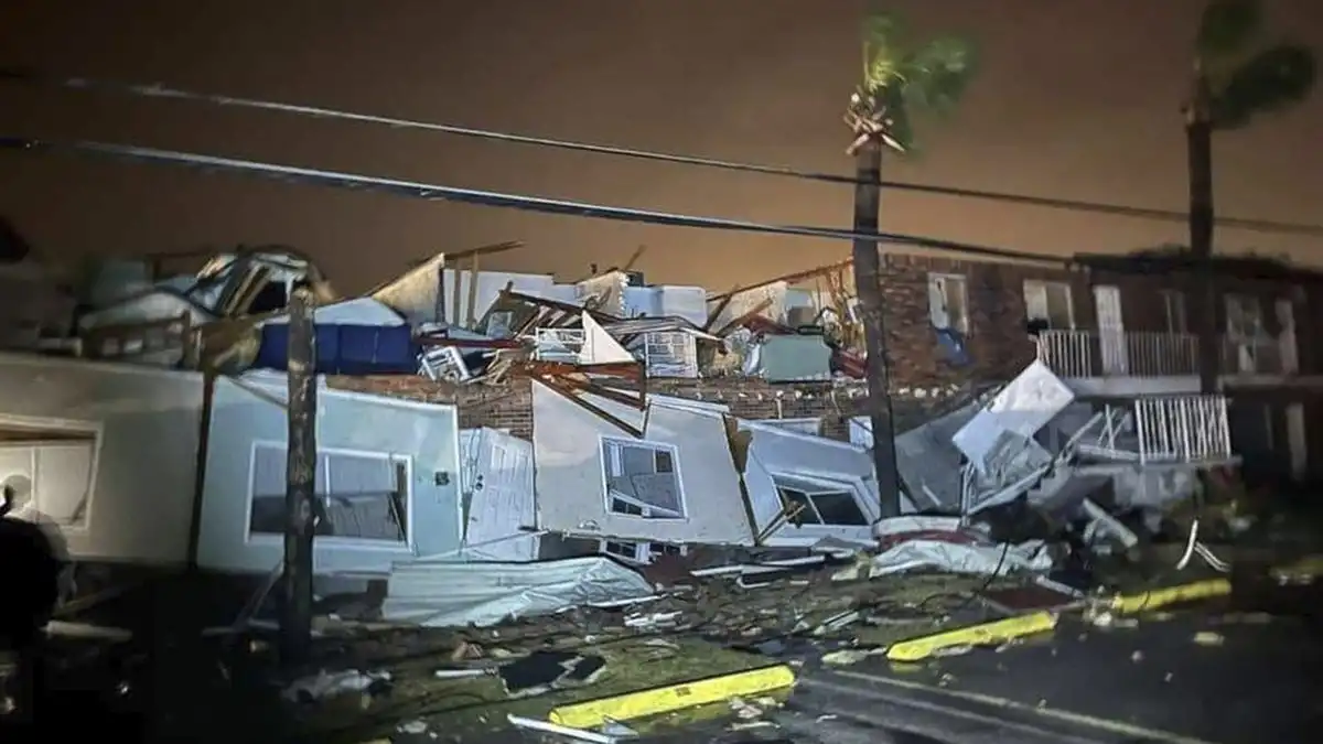 Panama City Beach North Florida storms tornadoes ravage areas