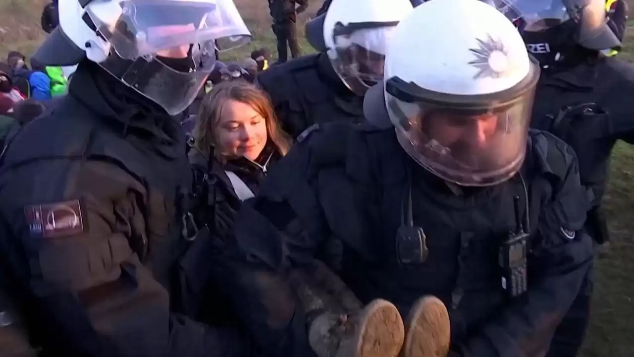 Police Remove Swedish Climate Activist Greta Thunberg from Protest, Hours After Imposing Fine