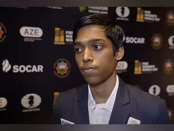 'Praggnanandhaa after second draw with Magnus Carlsen in FIDE Chess World Cup final'