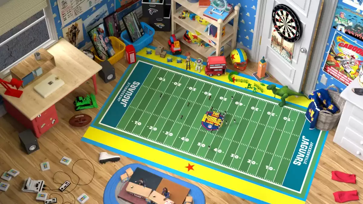 Quizzes Replace Traditional Ads in Disney Streaming Toy Story Football Game