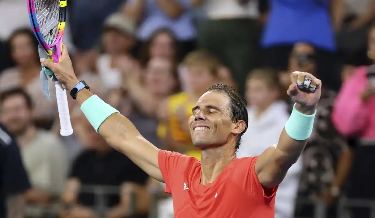 Rafael Nadal wins in Brisbane in first competitive singles match in a year
