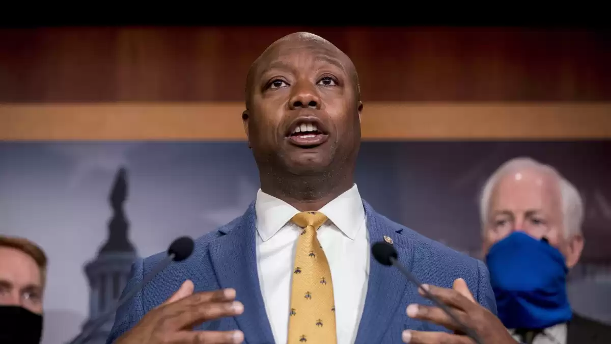 Republican debate: Tim Scott on the correlation between capitalist expansion and the decline of carbon emissions