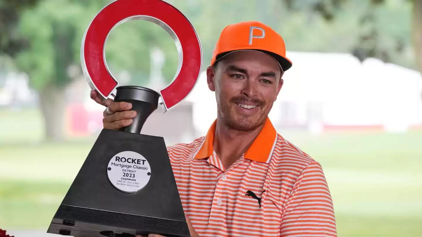 Rickie Fowler triumphs in playoff at Rocket Mortgage Classic, ending a four-year PGA dry spell