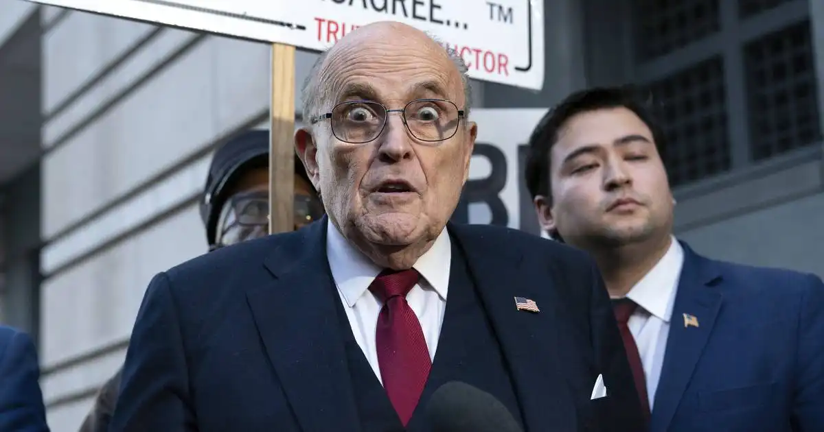 Rudy Giuliani bankruptcy filing after $148m judgment in 2020 election defamation case