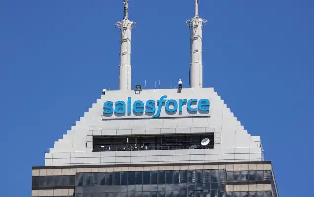 Salesforce CRM Q1 earnings stock falls weak sales view