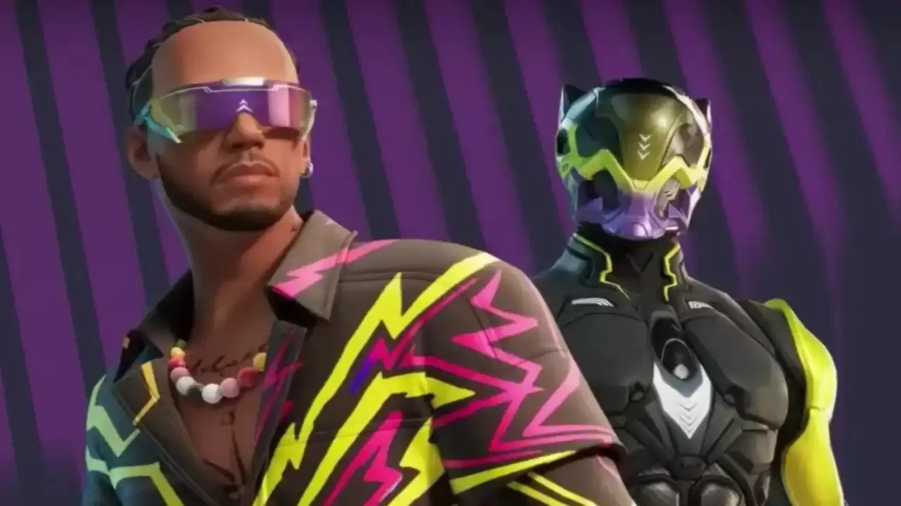 Say hi to Lewis Hamilton and his dog Roscoe in Fortnite