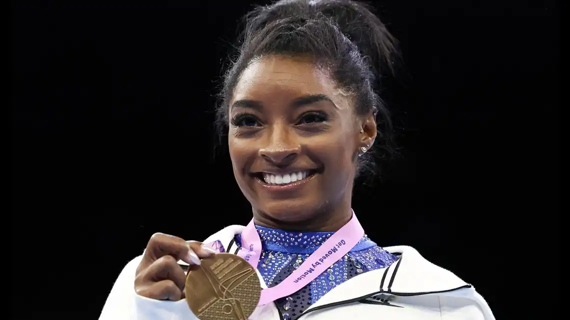 Simone Biles honored for third time