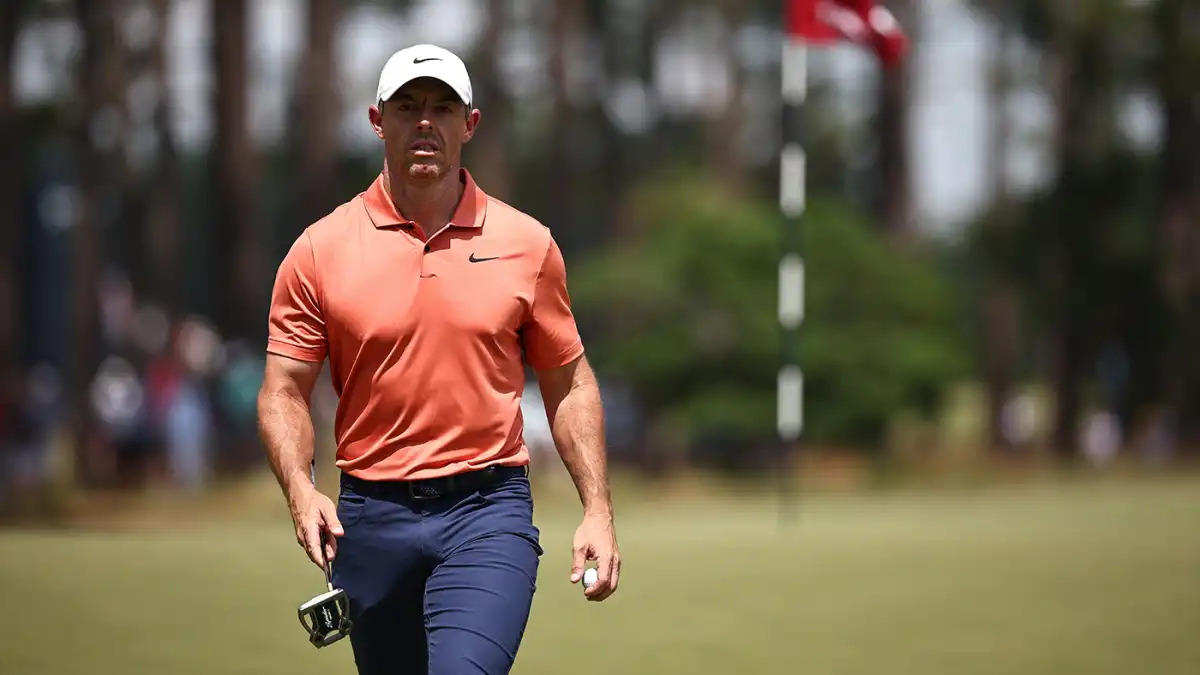 Stoic Rory McIlroy Leads U.S. Open Leaderboard with Focus on Major-Winning Golf