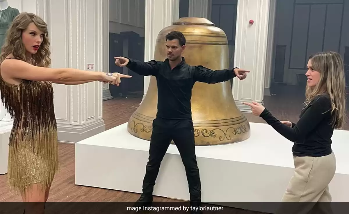 Taylor Swift, Taylor Lautner, and Taylor Dome Recreated a Famous Meme