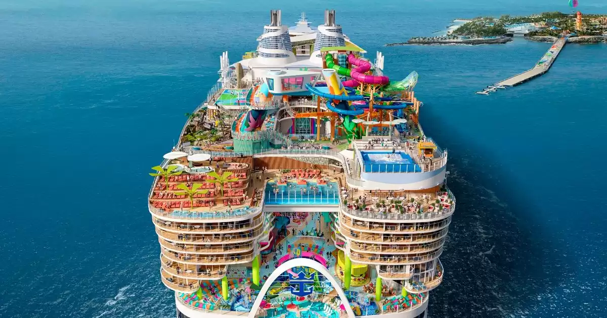 The Biggest Cruise Ship in the World Set to Offer an Impressive Waterpark, Ice Rink, and Lively Kids' Zone