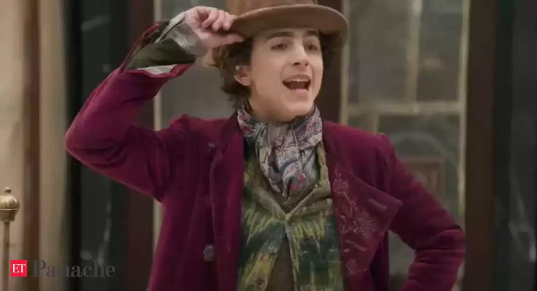 Timothée Chalamet showcases sinfully delightful portrayal of 'Wonka' in newly unveiled trailer