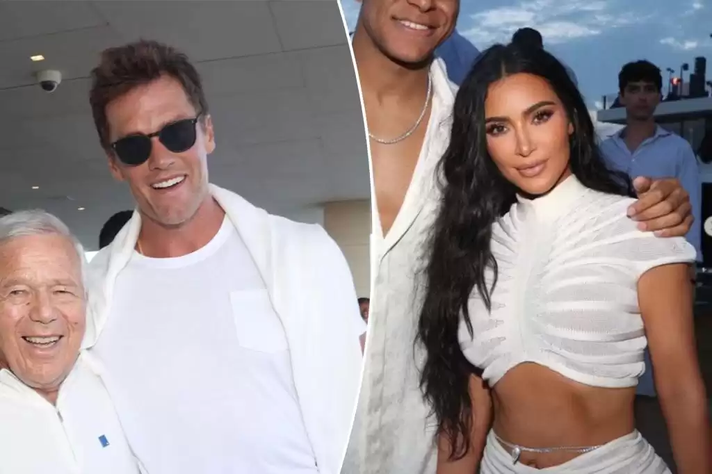 Tom Brady and Kim Kardashian Attend Michael Rubin Party as Just 
