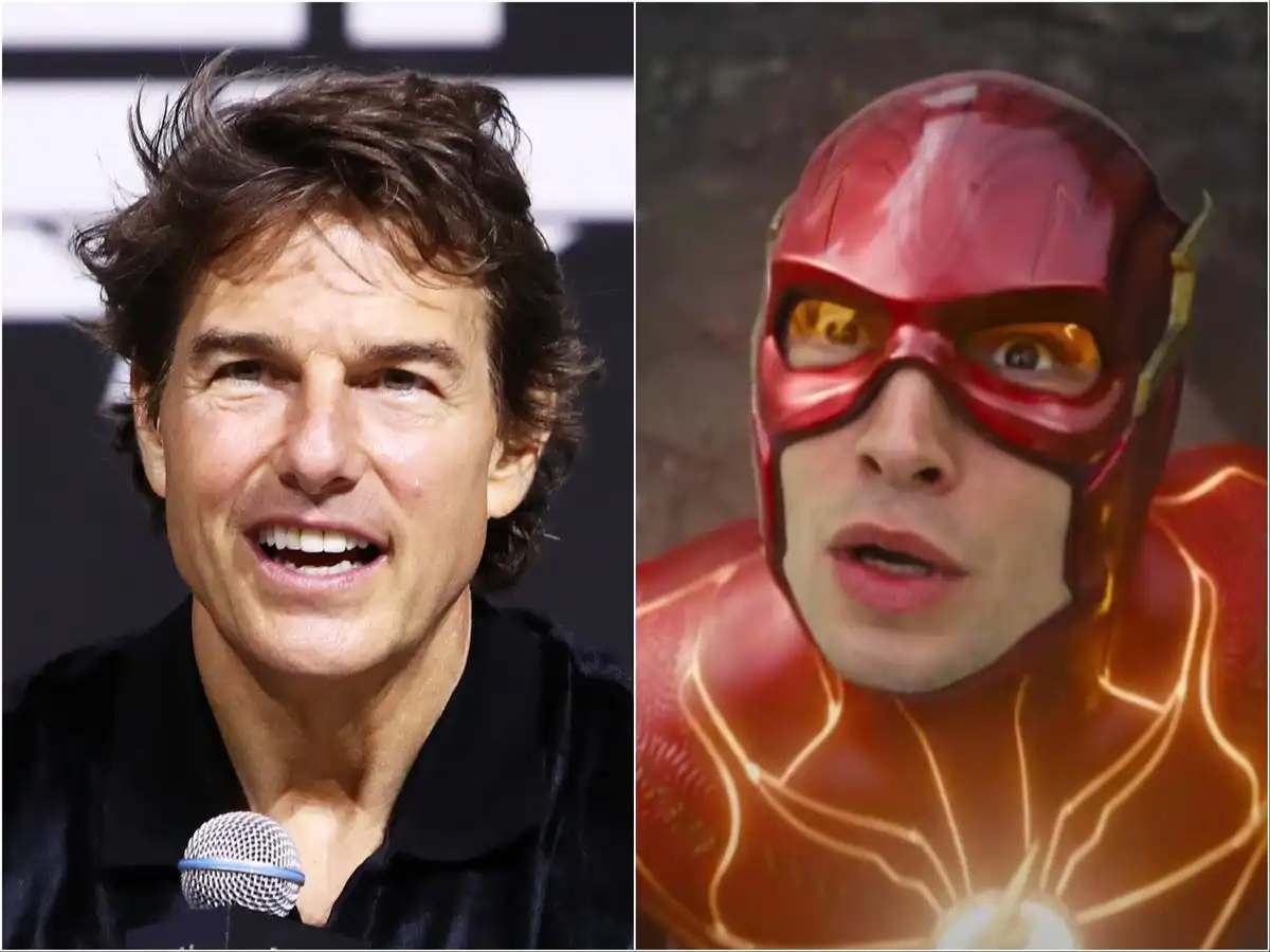 Tom Cruise personally contacts The Flash director to express admiration for Ezra Miller's movie, providing a significant 'confidence boost'