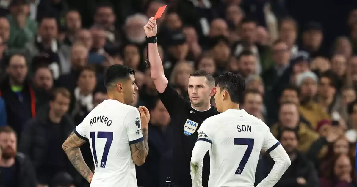 Tottenham Overcome Blatant Red Cards and Chelsea Brace, Sending off Ensues