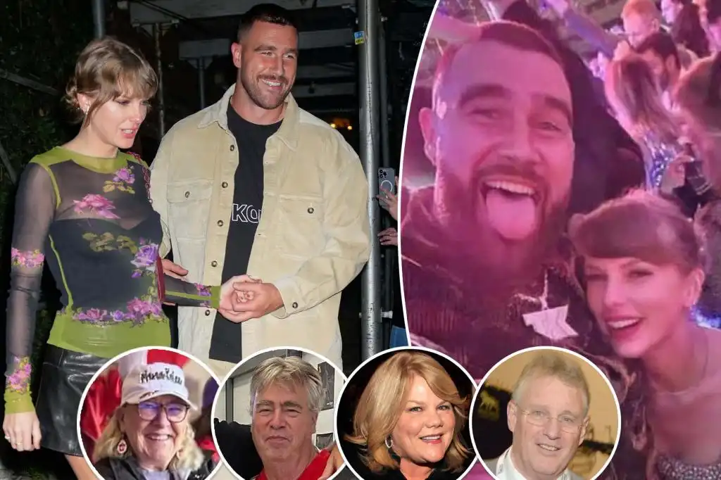 Travis Kelce and Taylor Swift Families Haven't Seen Them Together