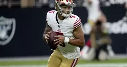 Trey Lance vying for 49ers backup spot, emerges from future franchise QB role
