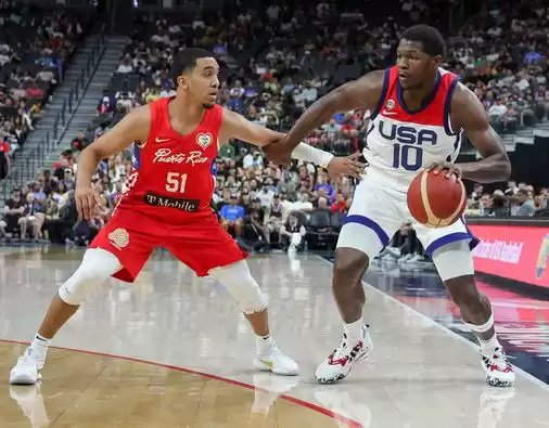 USA Basketball dominates Puerto Rico in World Cup tune-up opener with a resounding 117-74 victory