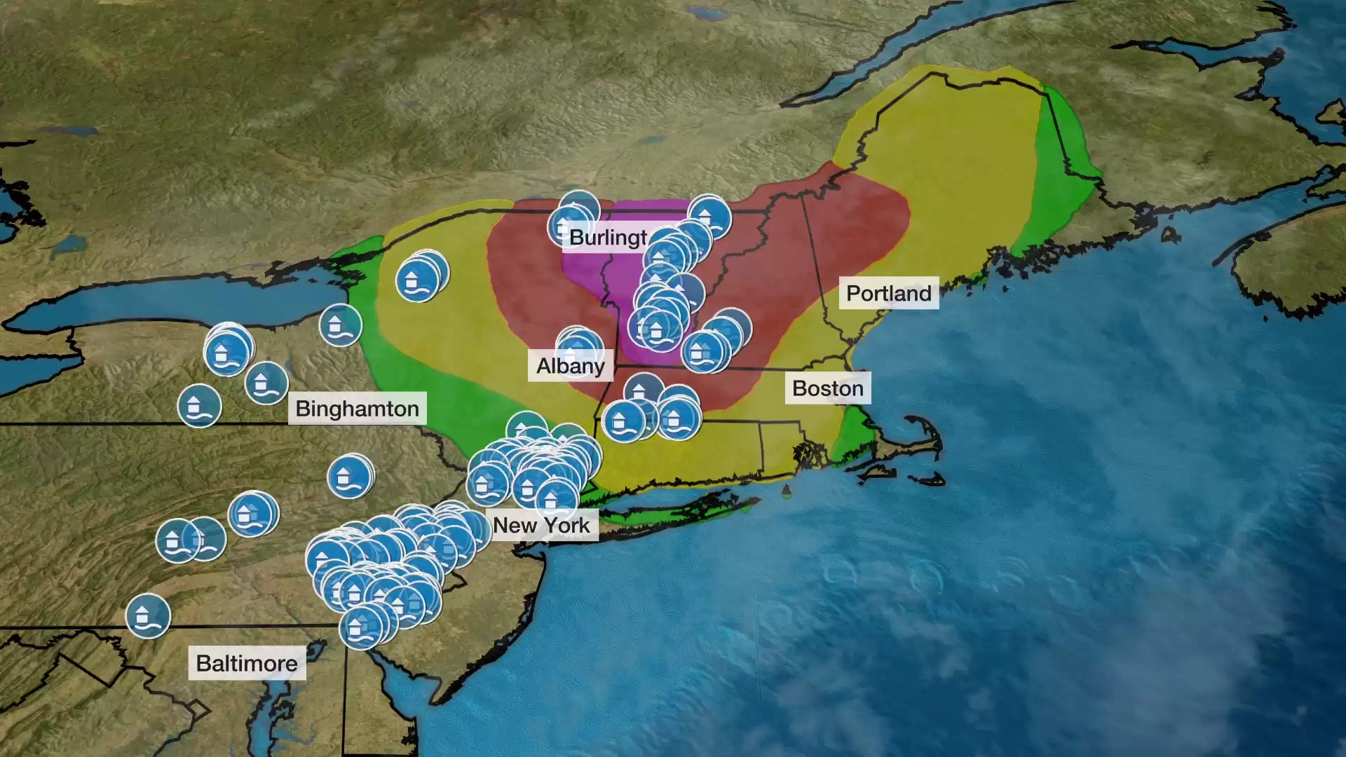 Vermont Bracing for Potential Severe Flooding Similar to Irene