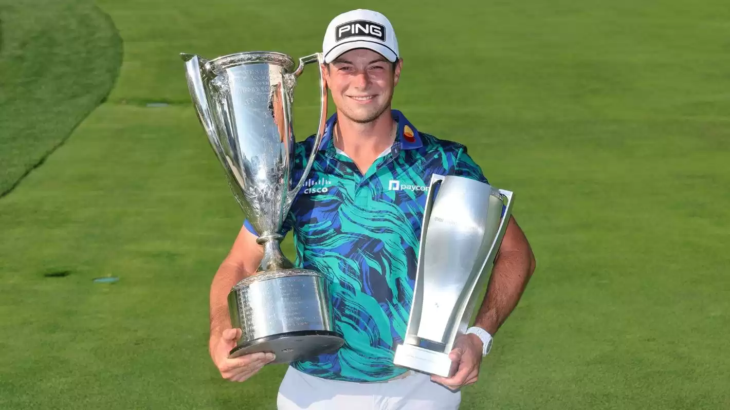 Viktor Hovland Sets Olympia Fields Record, Wins BMW Championship