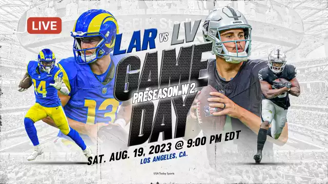 Watch NFL Preseason: Las Vegas Raiders vs. Los Angeles Rams - Time, TV Channel, Live Stream