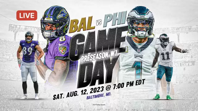 Watch NFL Preseason: Philadelphia Eagles vs. Baltimore Ravens Time, TV Channel, Live Stream