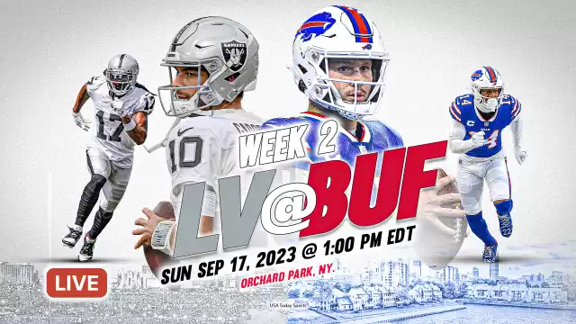 Watch NFL Week 2: Las Vegas Raiders vs. Buffalo Bills - Time, TV Channel, Live Stream