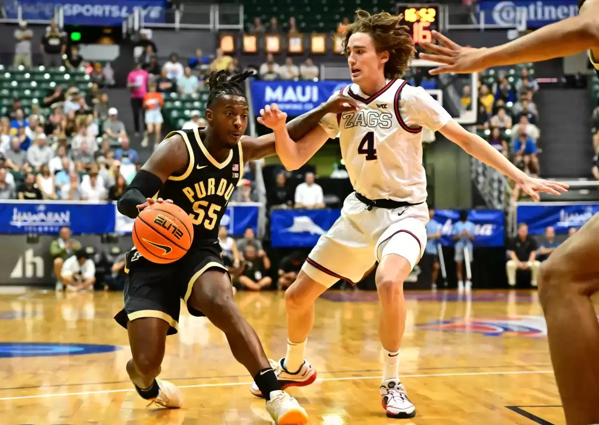 Zach Edey Braden Smith Purdue basketball Maui Invitational win Gonzaga